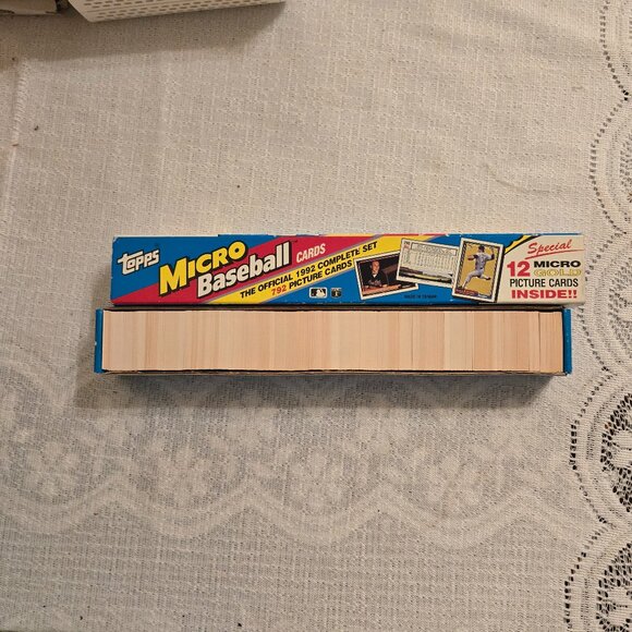 Vintage 1992 Topps Micro Baseball Cards - Picture 5 of 5